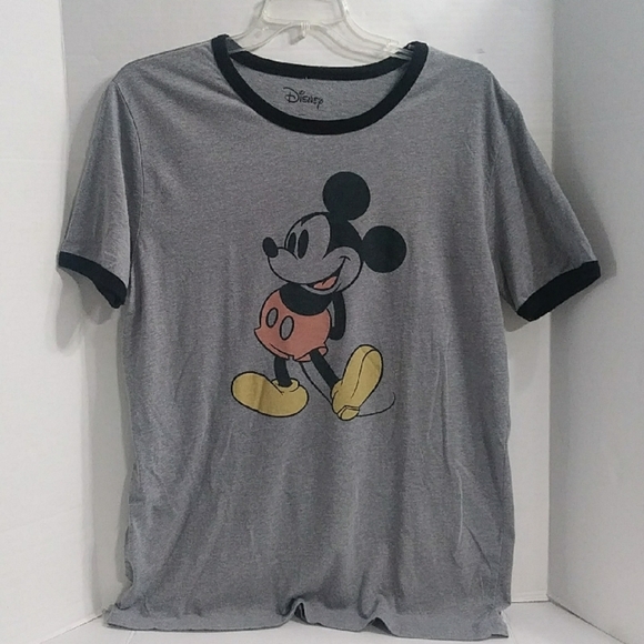 Disney Other - Disney Mickey Mouse Men's Gray Graphic T-Shirt *GUC*